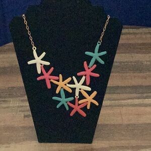 Betsy Johnson starfish necklace